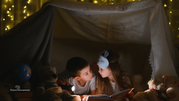 kids in a reading for when its to cold to play outside