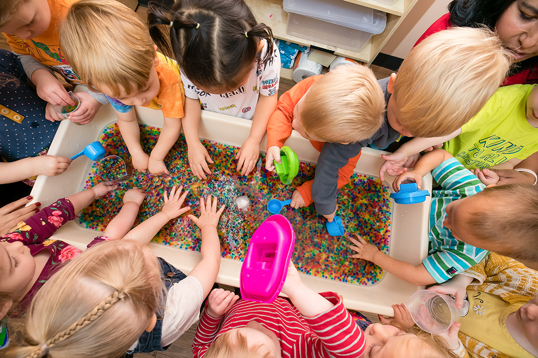 children playing