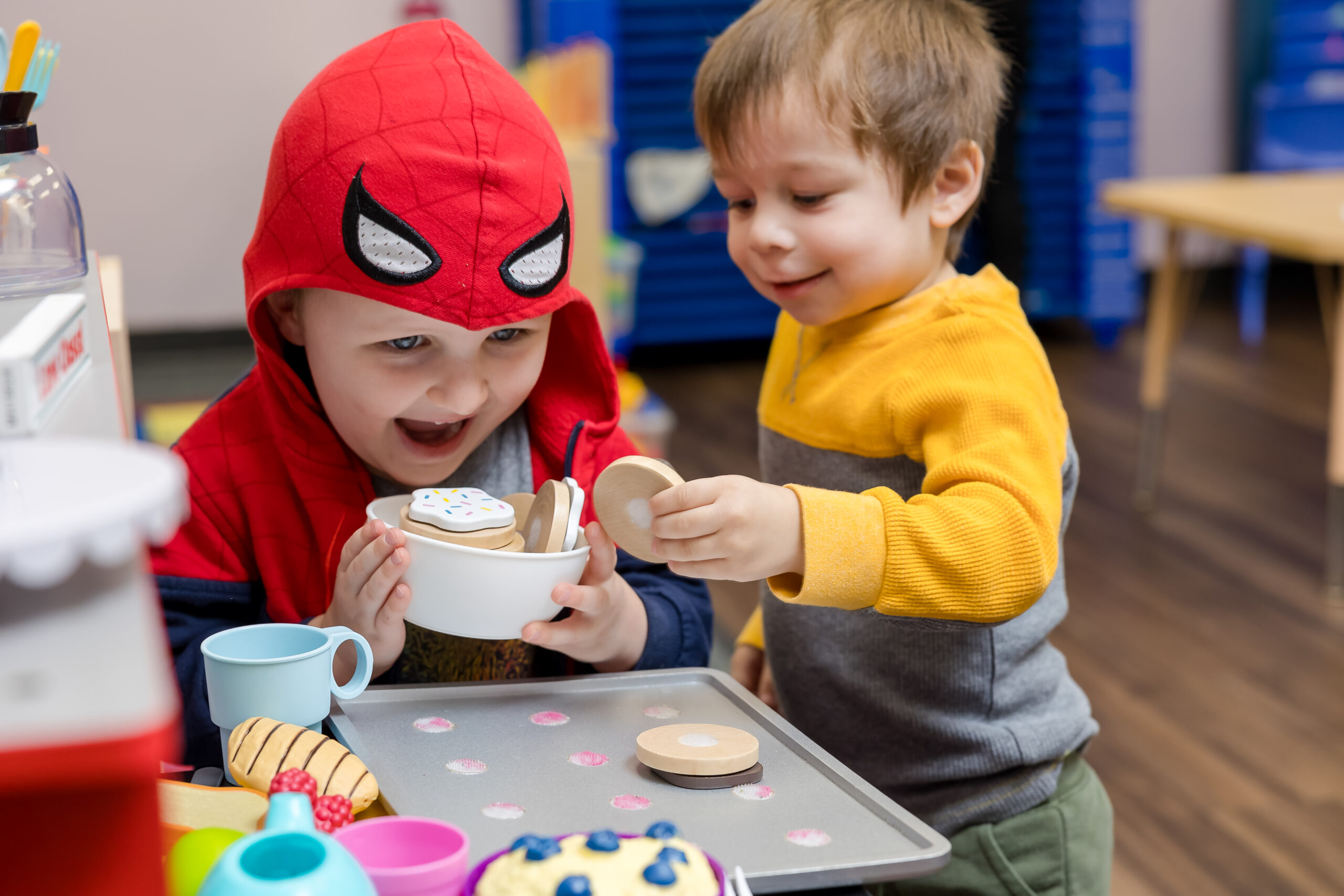 Healthy food that is made from scratch using organic ingredients is served to children each day at Tierra Encantada.